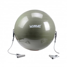 Фитболы: Фитбол с эспандером LiveUp GYM BALL WITH EXPANDER