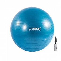 Фитболы: Фитбол (насос в комплекте) LiveUp ANTI-BURST BALL 55 см