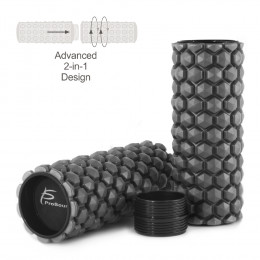 Массажные ролики: Ролик массажный 2 в 1 ProSource HEXA Massage Roller 61 см серый