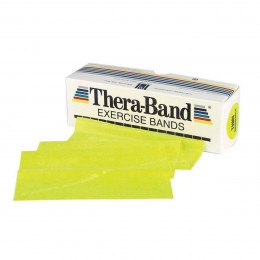 Эспандеры: Лента эспандер Thera-Band 5,5 м желтая