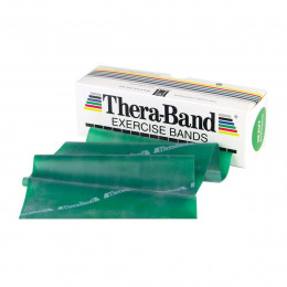 Эспандеры: Лента эспандер Thera-Band 5,5 м зеленая