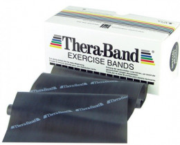 Эспандеры: Лента эспандер Thera-Band 5,5 м черная