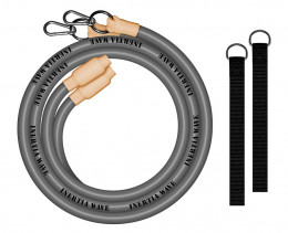 Боевые канаты (Battle Rope): Инерционная резина Inertia Wave Neon Gray