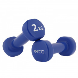Гантели, гири: Гантели виниловые 4FIZJO 2 кг пара