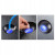 Балансировочная платформа Springos Bosu Ball 57 см синяя, фото 5