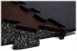 Покрытия для тренажерного зала: Резиновый мат пазл Ewmet 100х100 см толщина 8 мм