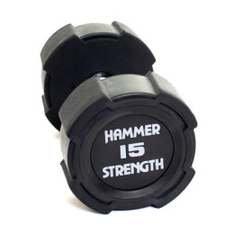Гантели: Гантель Hammer Strength 15 кг уретановая