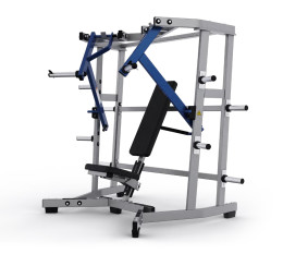 Тренажеры нагружаемые дисками: Независимый жим от груди широким хватом Hammer Pro