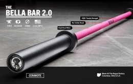 Грифы: Гриф жіночий ROGUE BELLA BAR 2.0 PINK