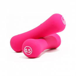 Гантели, гири: Гантели неопреновые LiveUp 2х0,5 кг